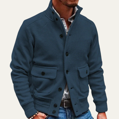Cozy Crew Neck Sweater Jacket