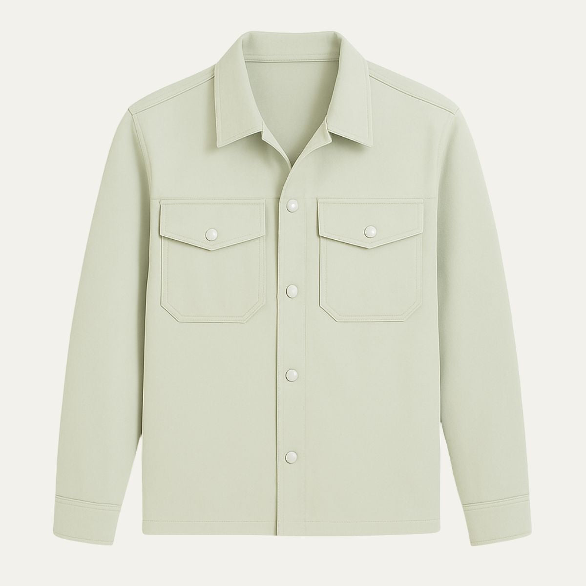 Slim Fit Mens Casual Shirt Jacket