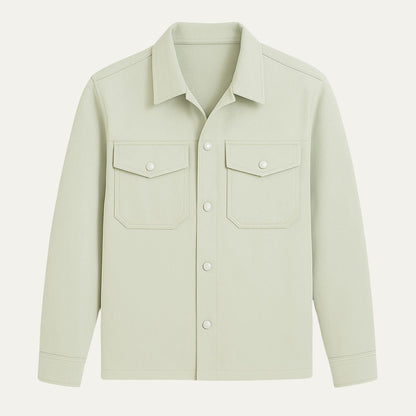 Slim Fit Mens Casual Shirt Jacket