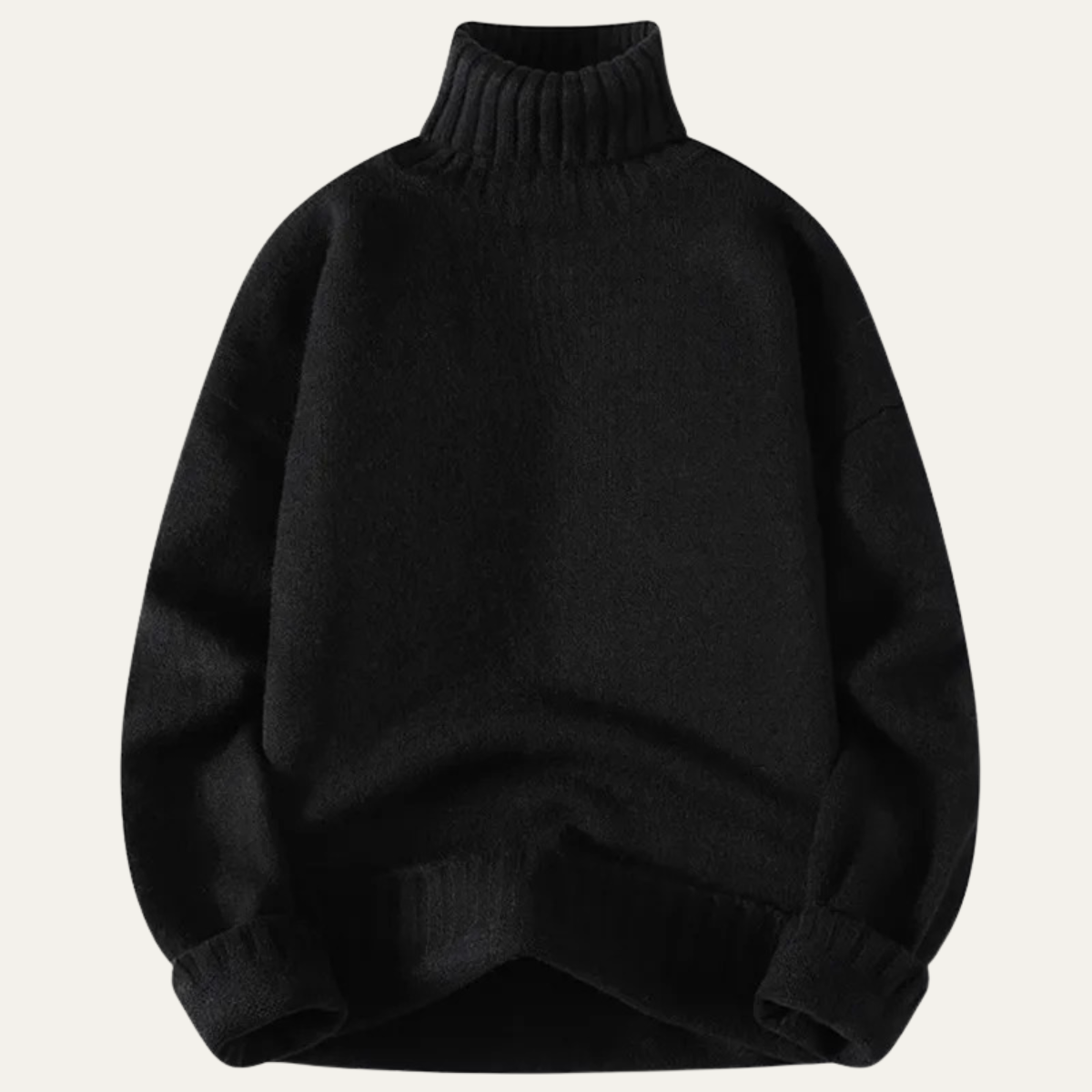 Casual Thick Knit Crew Neck Sweater