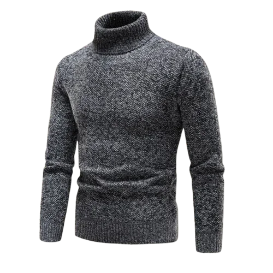 Warm Knitted Crew Neck Sweater