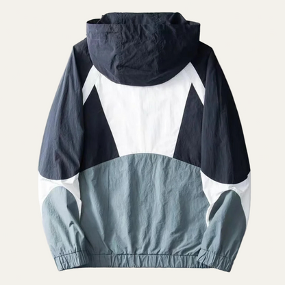 Men's Breathable Water Resistant Windbreaker Coat