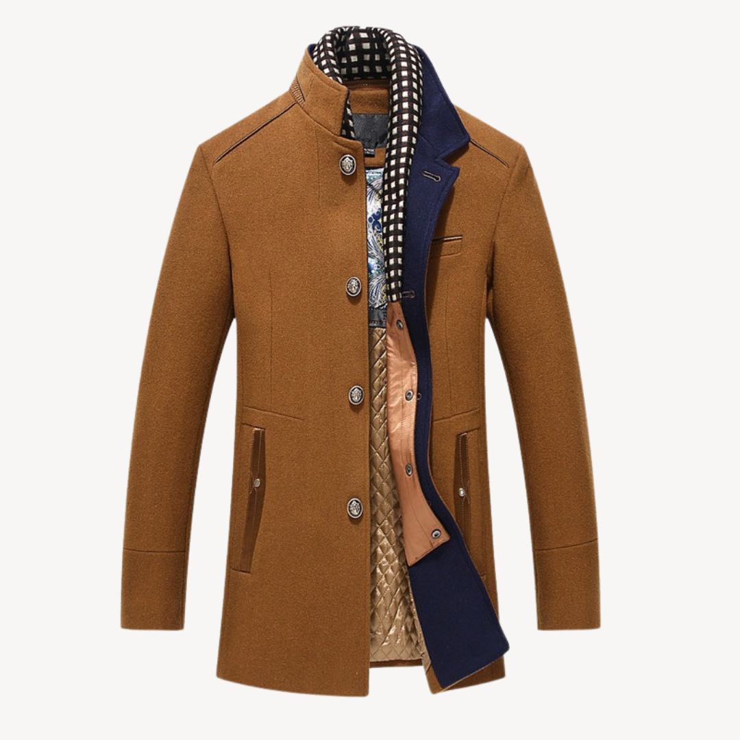 Relaxed Fit Men's Winter Coat