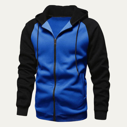 Men's Classic Zip Up Hooded Sweatshirt