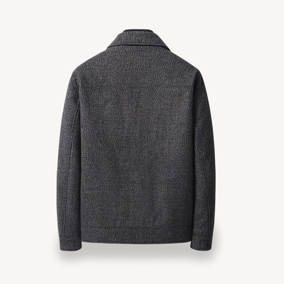 Warm Wool Blend Coat for Men