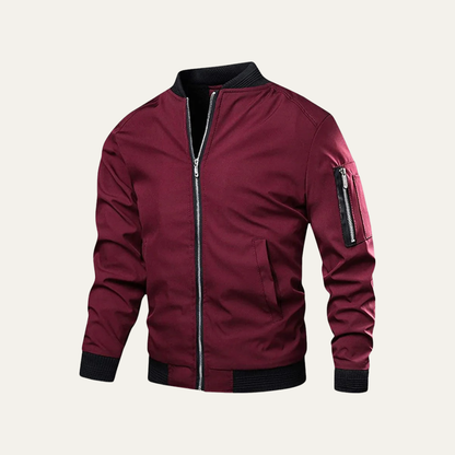 Men's Vintage Style Bomber Jacket