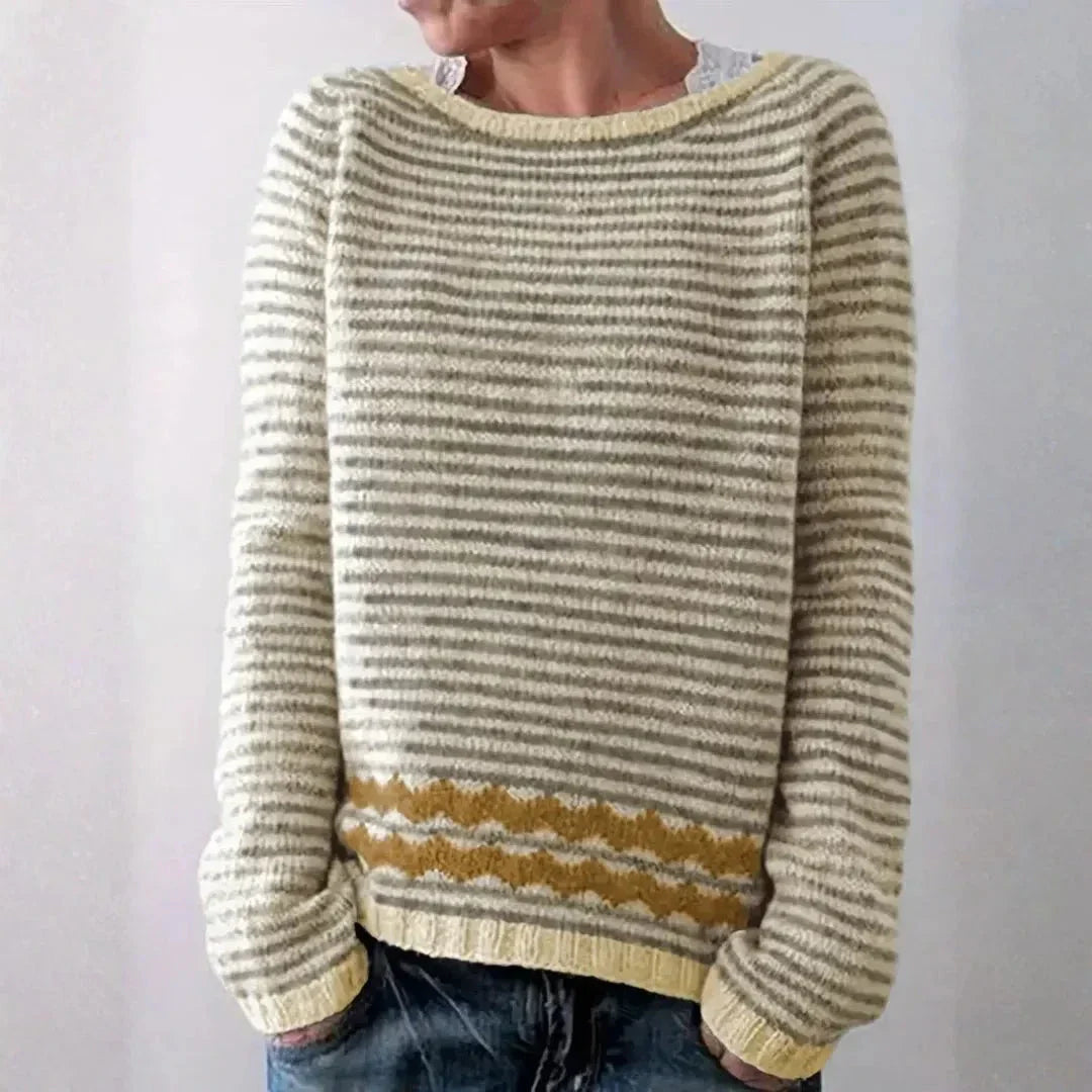 Women's Striped Knit Sweater