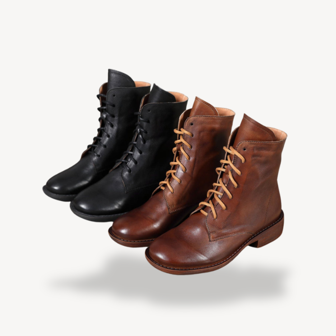 Comfortable Genuine Leather Ankle Boots for Women