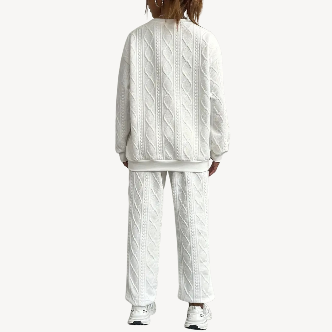 Cozy Knit Women's Sweater and Leggings Set