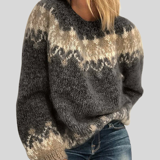 Classic Cozy Crew Neck Sweater - OutfitLondon