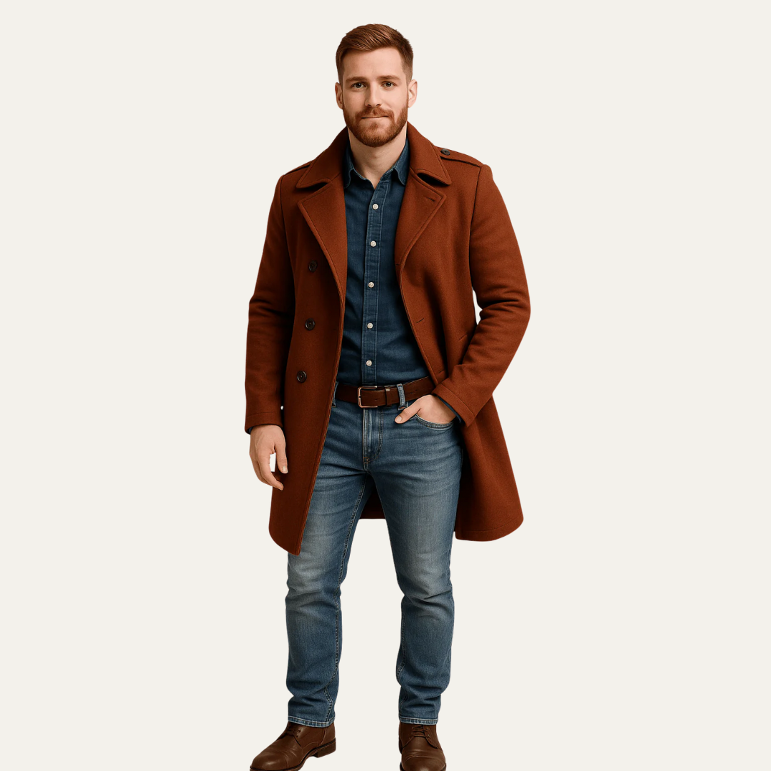 Timeless Fit Men's Overcoat