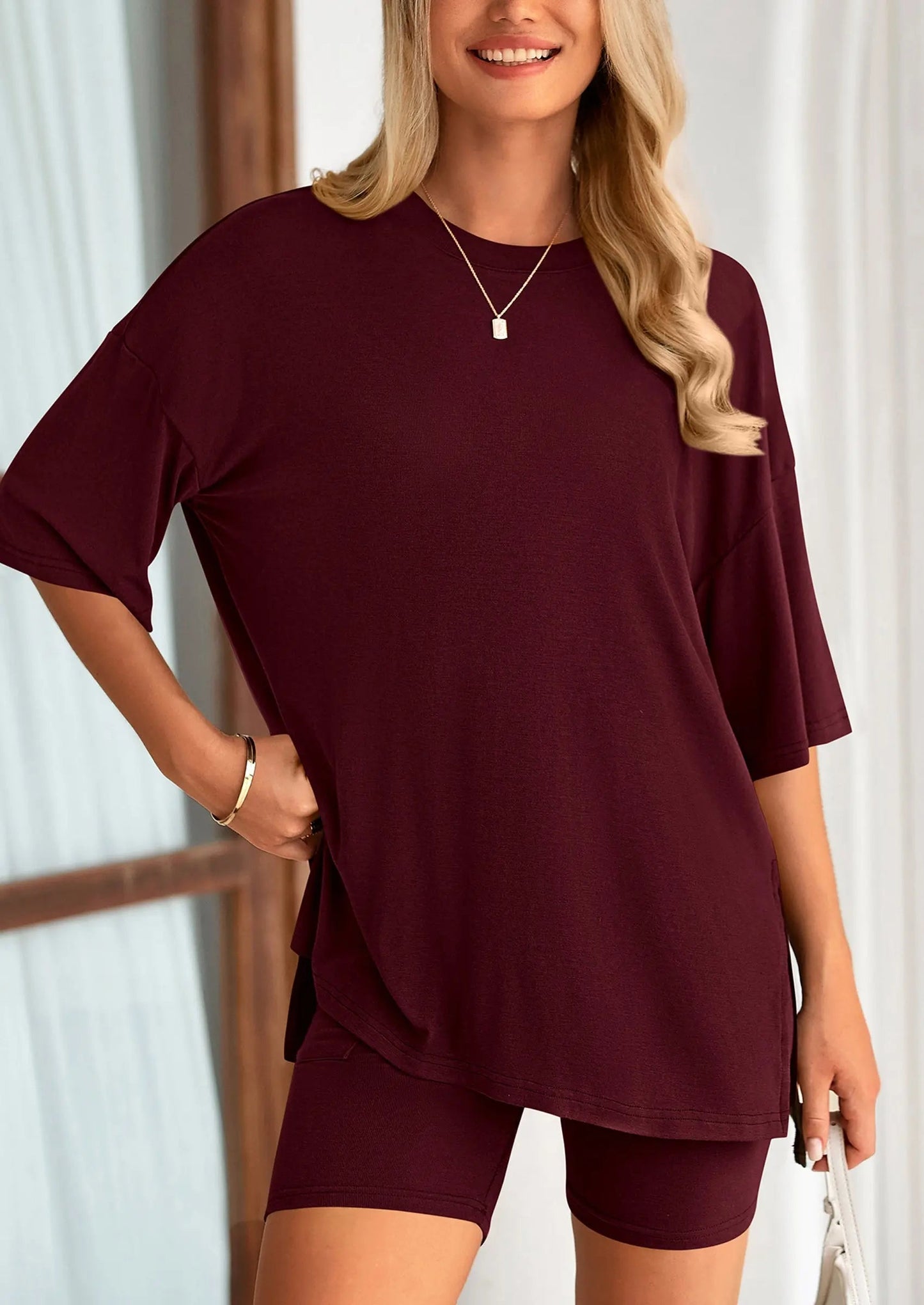Comfy Summer Shorts Sleeveless Tank Two Piece Outfit