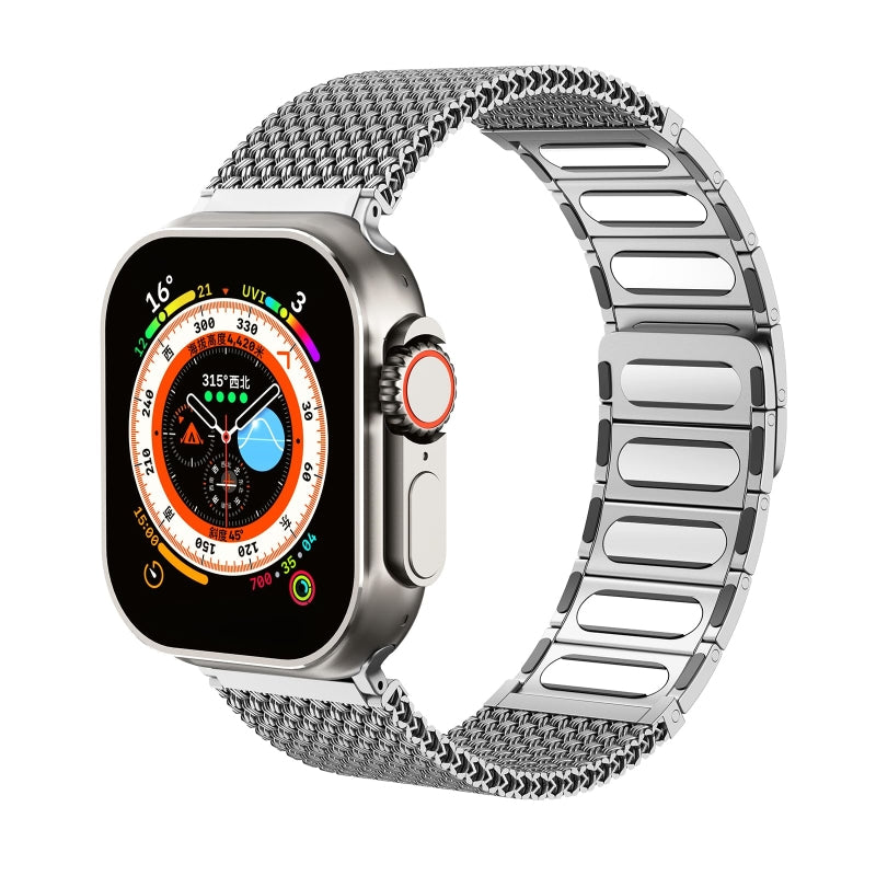 Fashionable Woven Stainless Steel Apple Watch Band