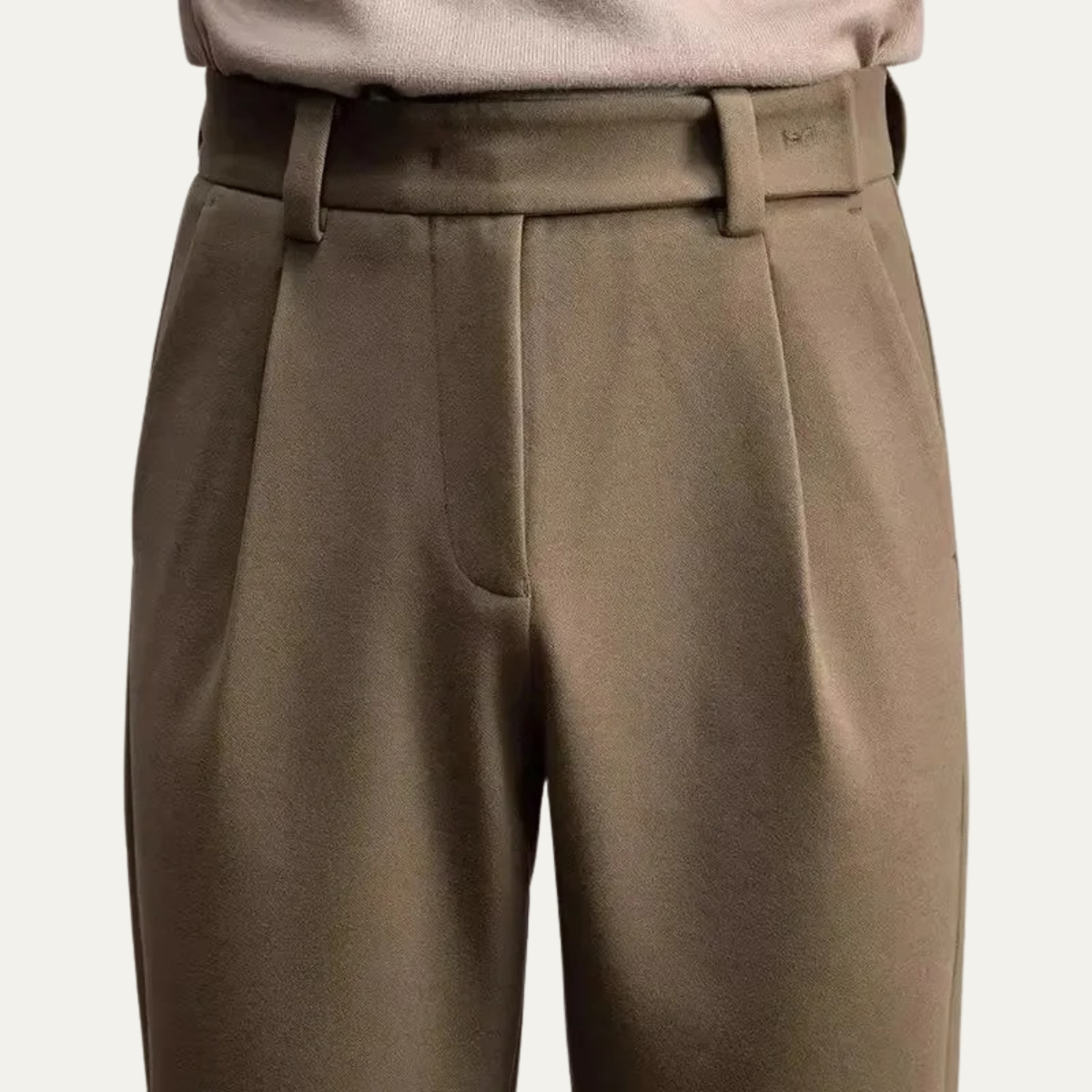 Classic Fit Men's Straight Leg Business Pants