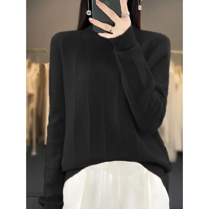 Cozy Female Waterproof Crew Neck Sweater