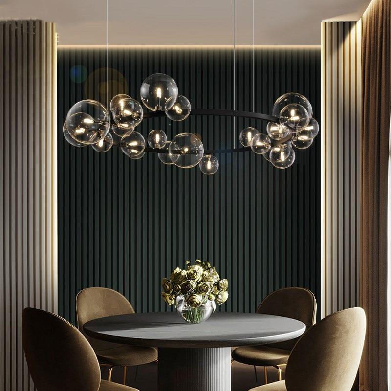 Luxurious Crystal Drop Ceiling Light Fixture - OutfitLondon