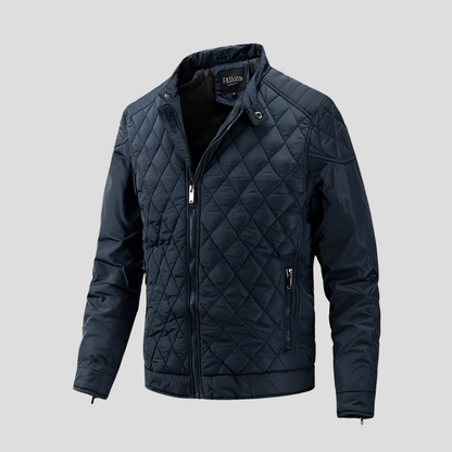 Classic Padded Quilted Coat for Men