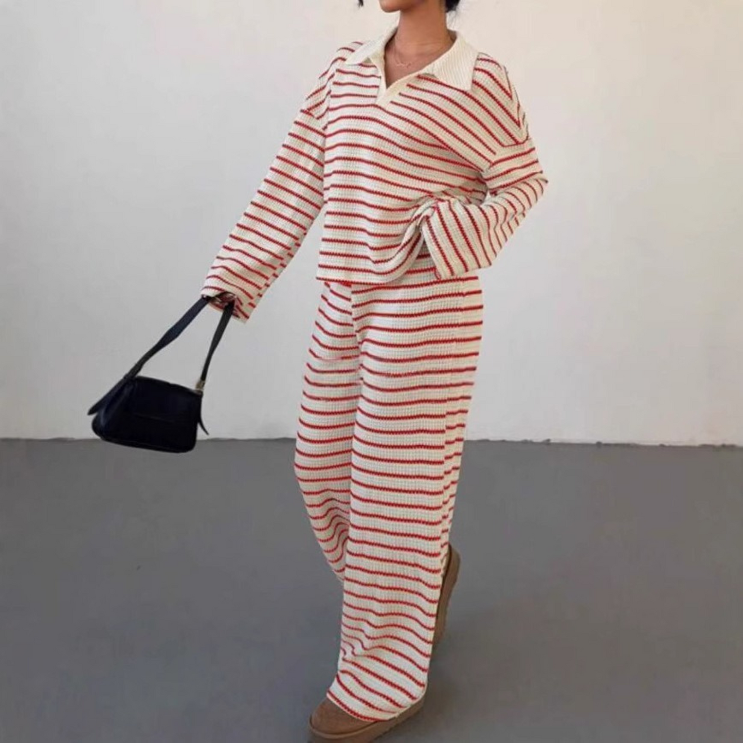 Comfy Stripe Sleepwear Set for Men and Women