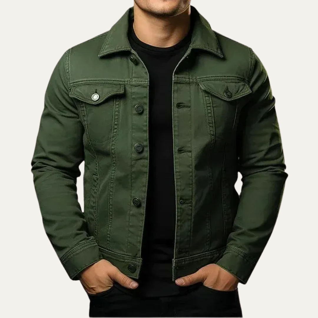 Rugged Stylish Blue Jeans Jacket
