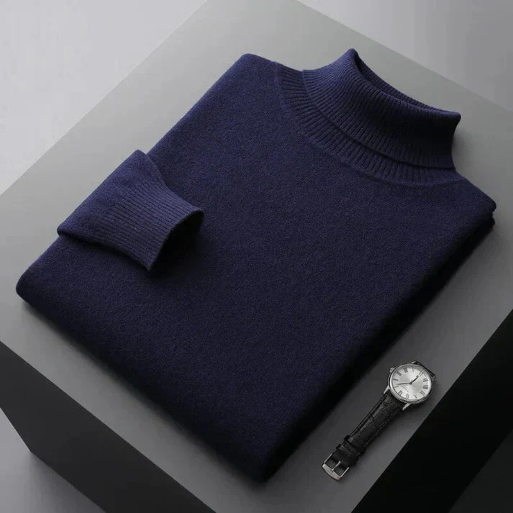 Thick Knit Crew Neck Men's Sweater