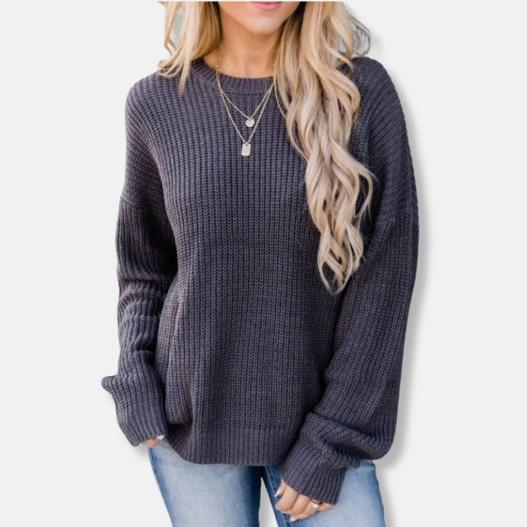 Soft Women's Long Sleeve Wool Sweater