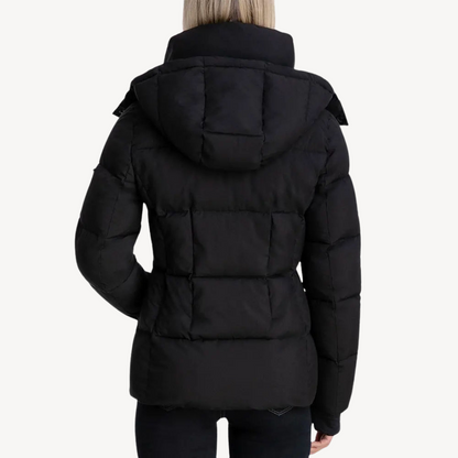 Ladies Waterproof Puffer Coat with Zip