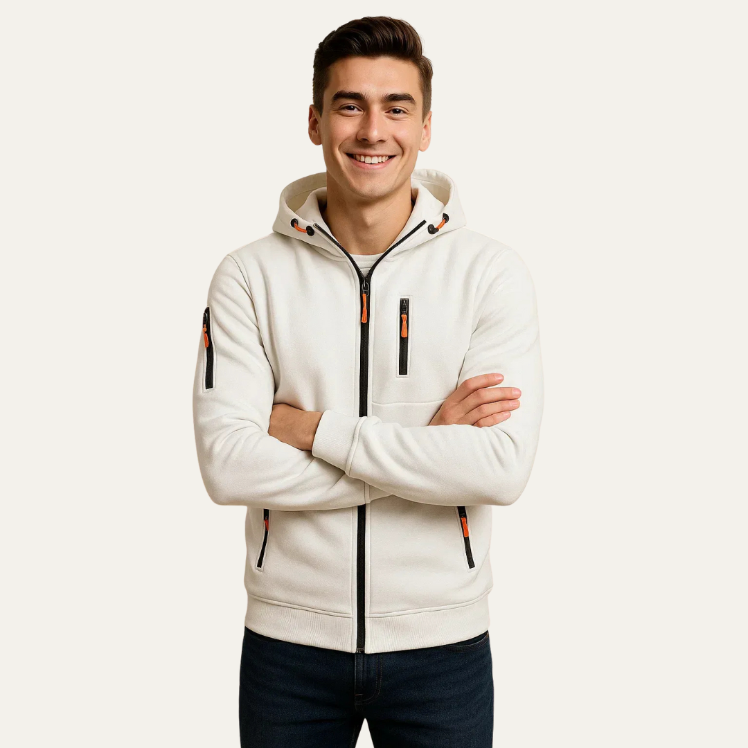 Men's Active Waterproof Hooded Jacket - OutfitLondon