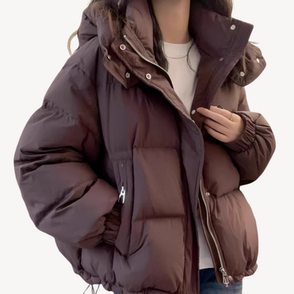 Warm Hooded Winter Coat for Ladies