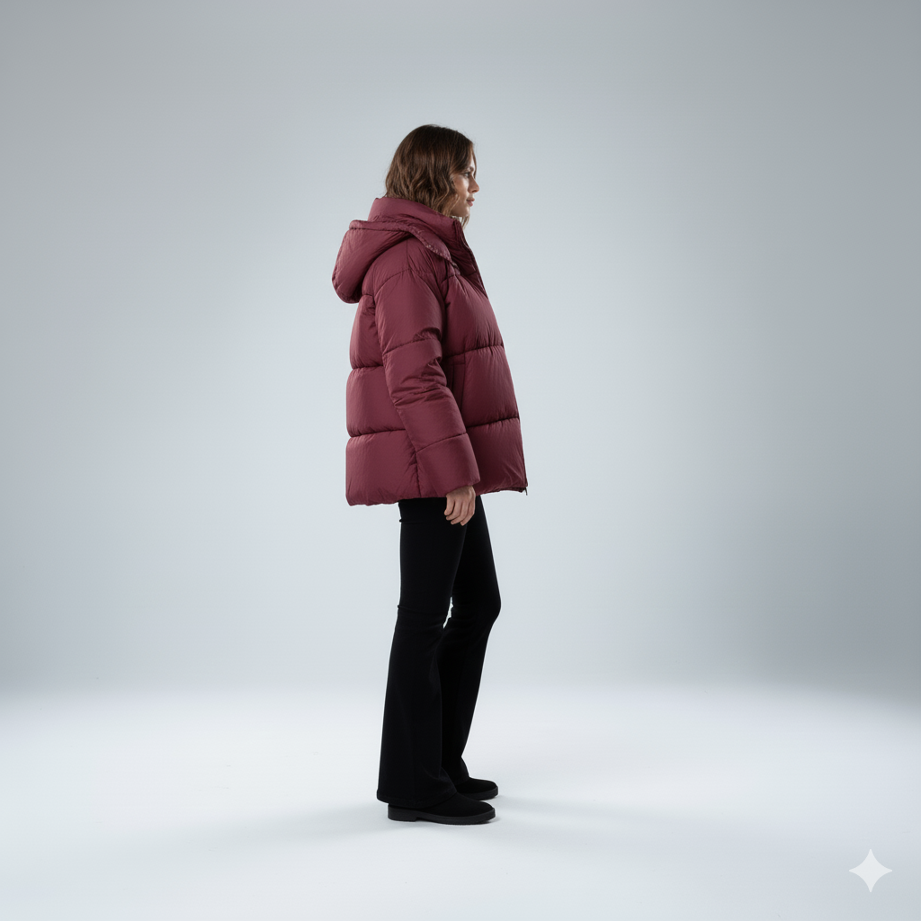 Warm Padded Parka Coat for Women