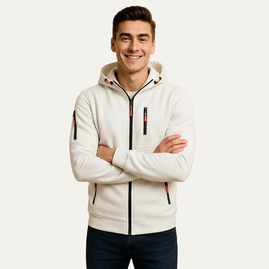 Men's Athletic Waterproof Hooded Jacket - OutfitLondon