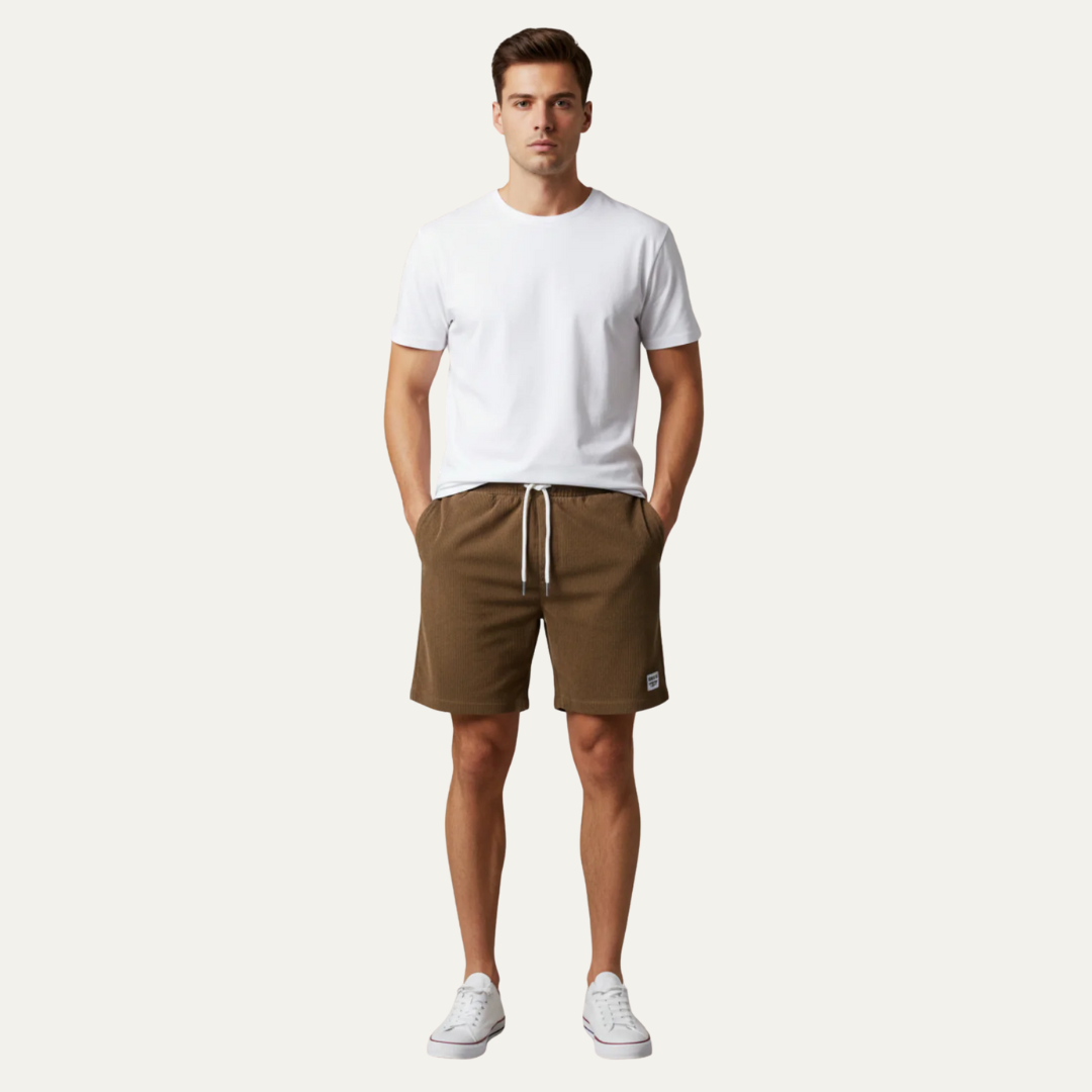 Men's Relaxed Fit Elastic Waist Shorts - OutfitLondon
