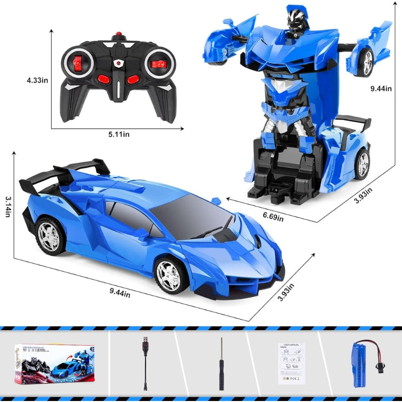 Jouet Voiture Télécommandée Transformable Pour Enfants