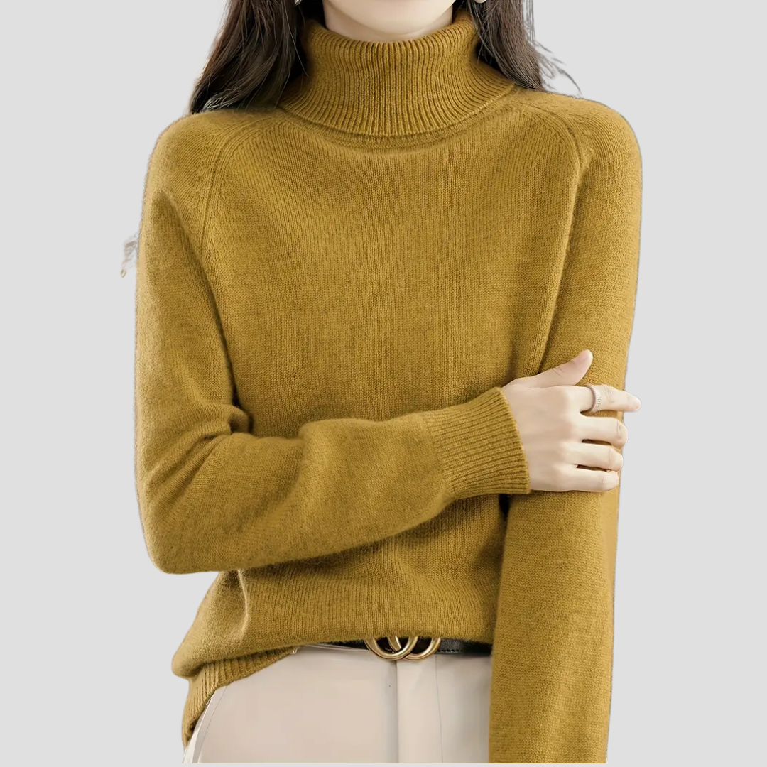 Ladies' Simple Round Neck Pullover