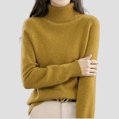 Ladies' Simple Round Neck Pullover