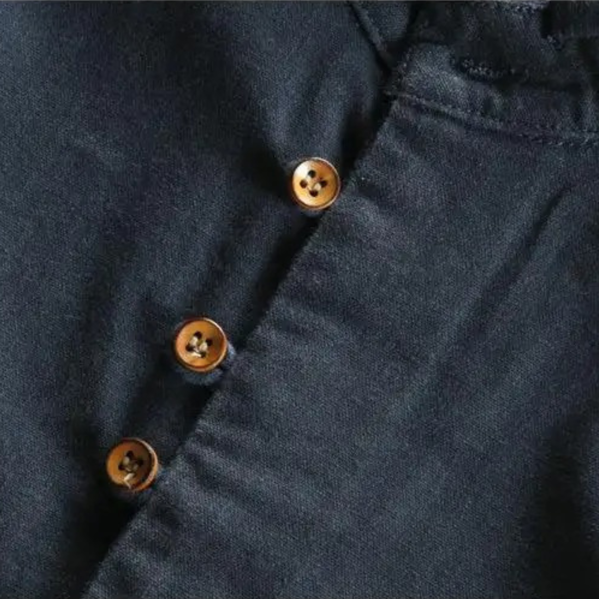 Casual Cotton Linen Mens Relaxed Fit Shirt