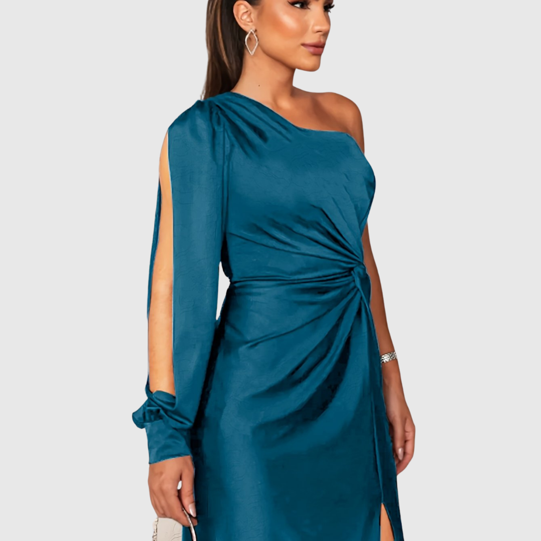 Elegant Single Shoulder Formal Dress