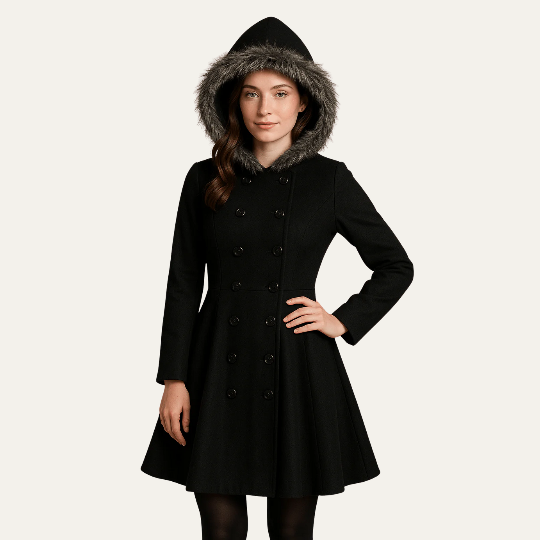 Ladies Classic A-Line Trench Coat