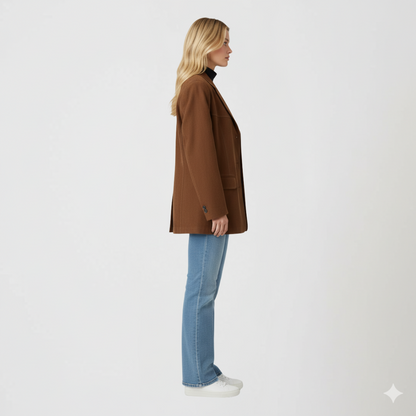Cozy Women's Fall Parka Jacket with Pockets