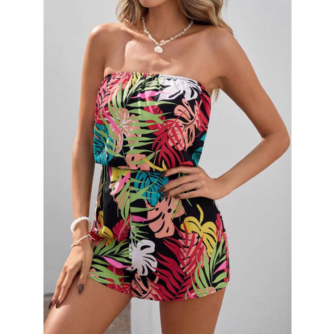 Comfy Summer Tube Top Jumpsuit
