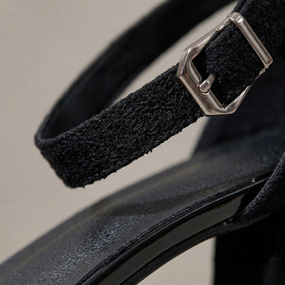 Ladies High Heel Ankle Strap Summer Sandals