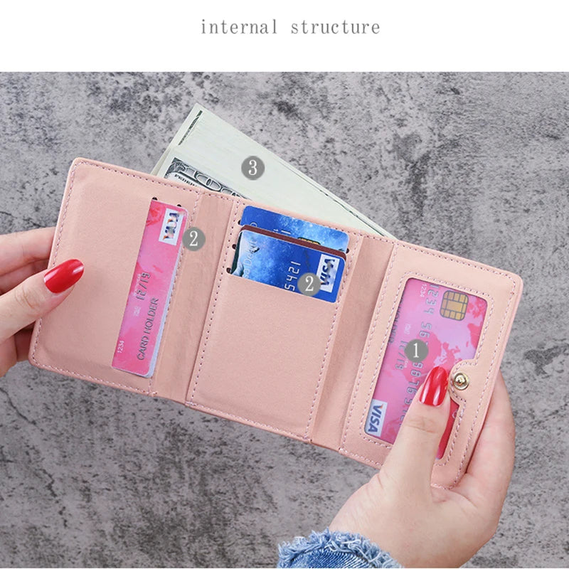 Small Colourful Folding Wallet