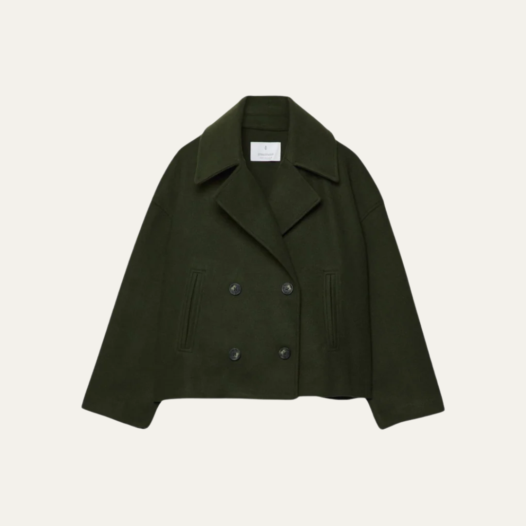 Classic Oversized Short Trench Coat