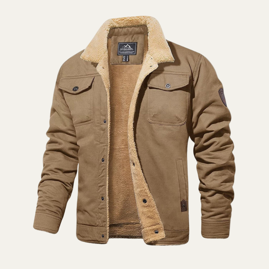 Warm Quilted Mens Padded Work Jacket
