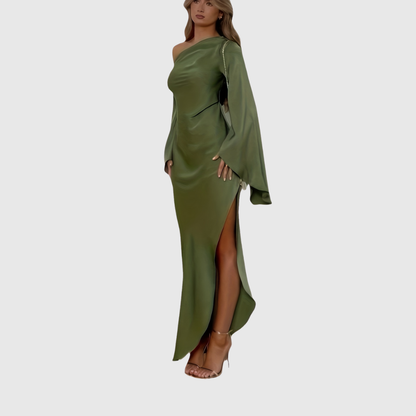 Sleek One Shoulder Formal Gown