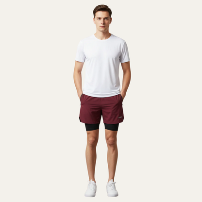 Men's Athletic Moisture Wicking Running Shorts