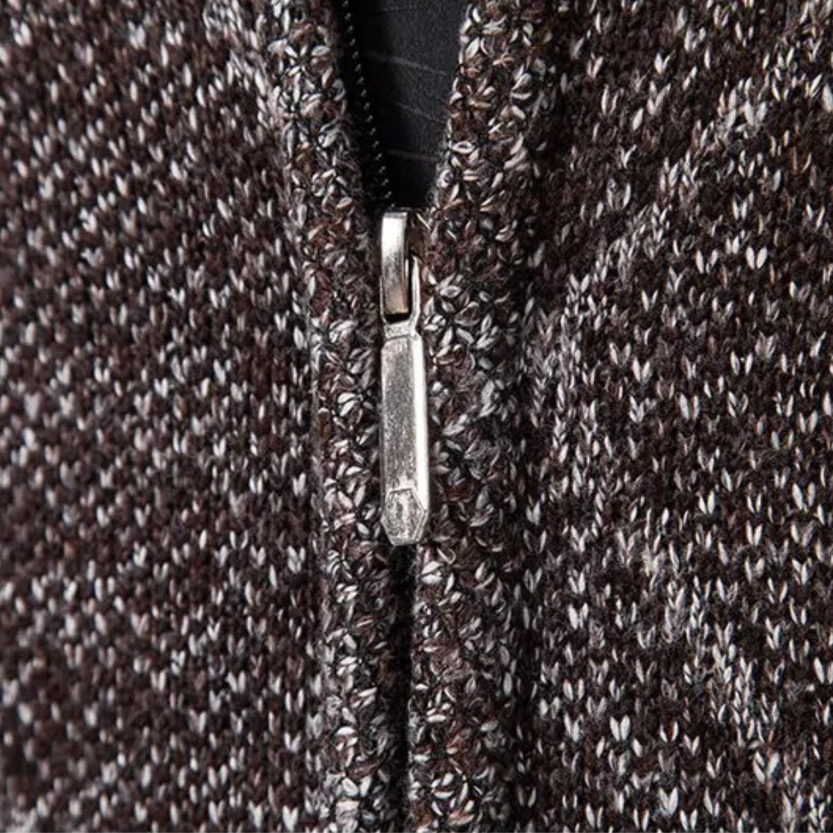 Warm Men's Cozy Zipper Knit Jacket