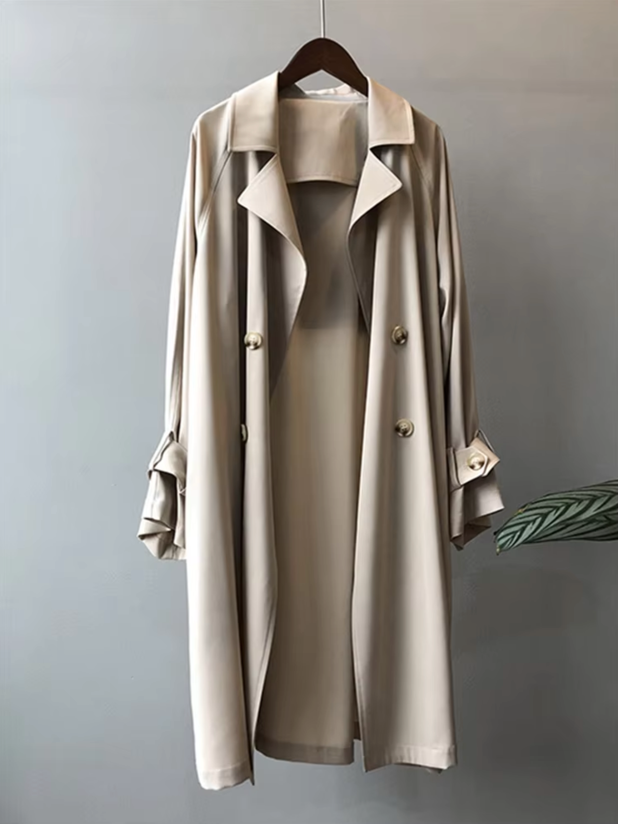 Timeless Double Breasted Long Coat