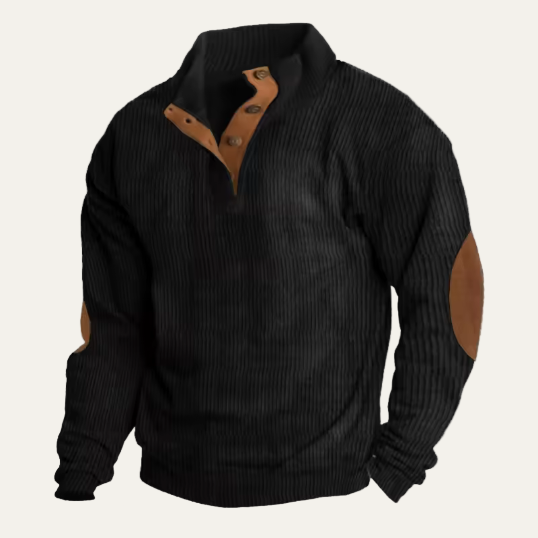 Relaxed Fit Crew Neck Casual Hooded Sweater