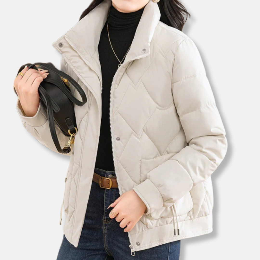 Soft Pink Down Filled Coat