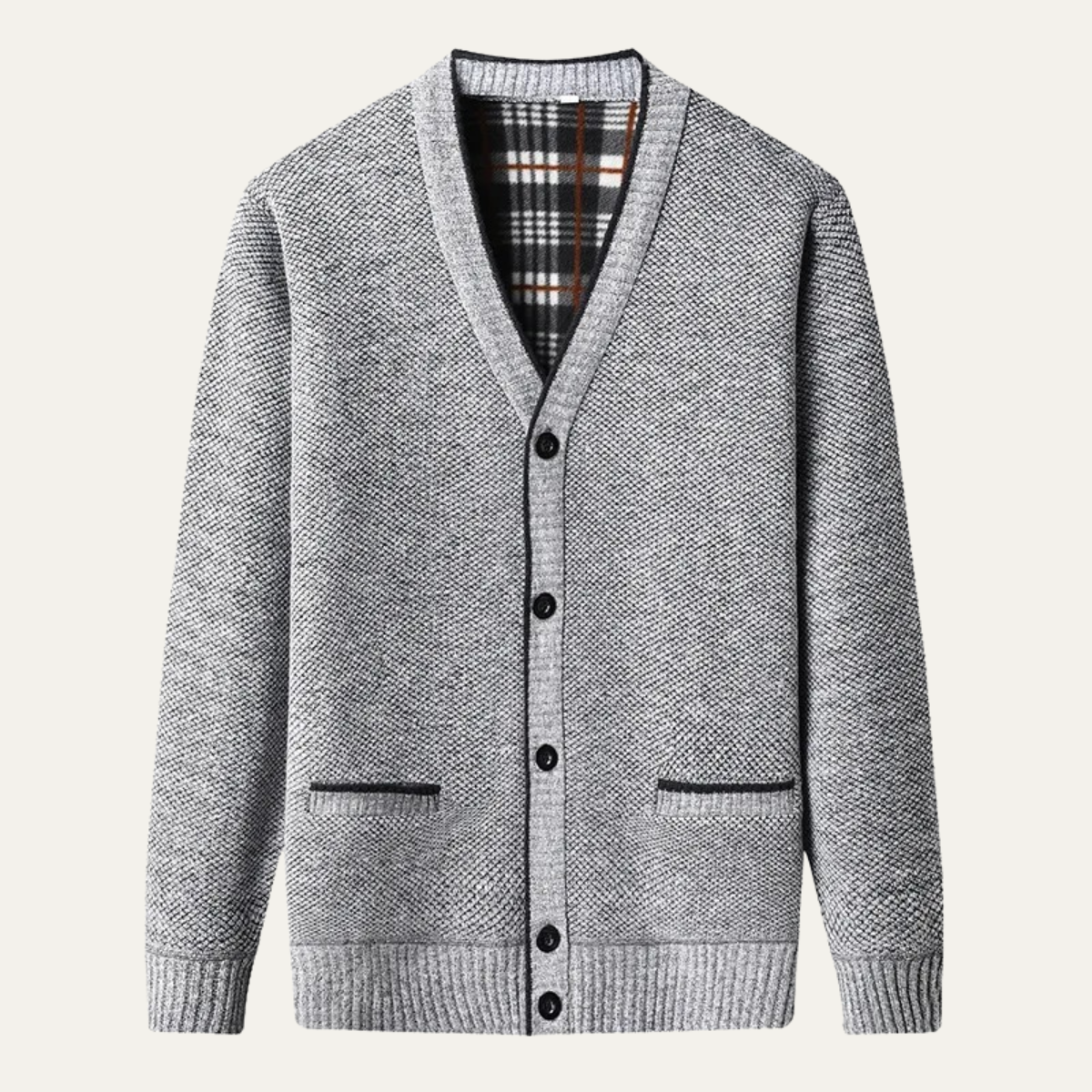 Cozy Mens Open Front Cardigan Sweater